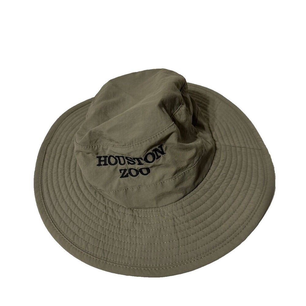 Royal Resortwear Houston Zoo Hat Adult One size Beige Wide Brim Adjustable